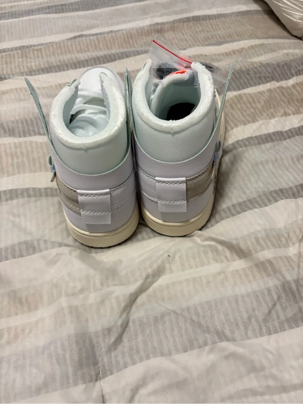 Jordan Low-Top Sneakers in White and Light Cream